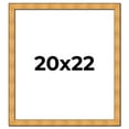 thumbnail image 1 of 20x22 Frame Gold Rustic Solid Wood Picture Frame | 1.25 Inch Wide Moulding | Rustique Gold, 1 of 8
