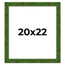 20x22 Frame Green Burl Solid Wood Picture Frame | 1.75 Inches Moulding Width | Interior Frame Depth
