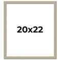 thumbnail image 1 of 20x22 Frame Grey Solid Wood Picture Frame Width 1 Inches | Interior Frame Depth 0.5 Inches |, 1 of 8