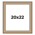 thumbnail image 1 of 20x22 Frame Ornate Silver Beaded Solid Wood Picture Frame Width 2.5 Inches | Interior Depth 1, 1 of 8