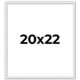 thumbnail image 1 of 20x22 Frame White Real Wood Picture Frame Width 0.75 inches | Interior Frame Depth 0.5 inches |, 1 of 8