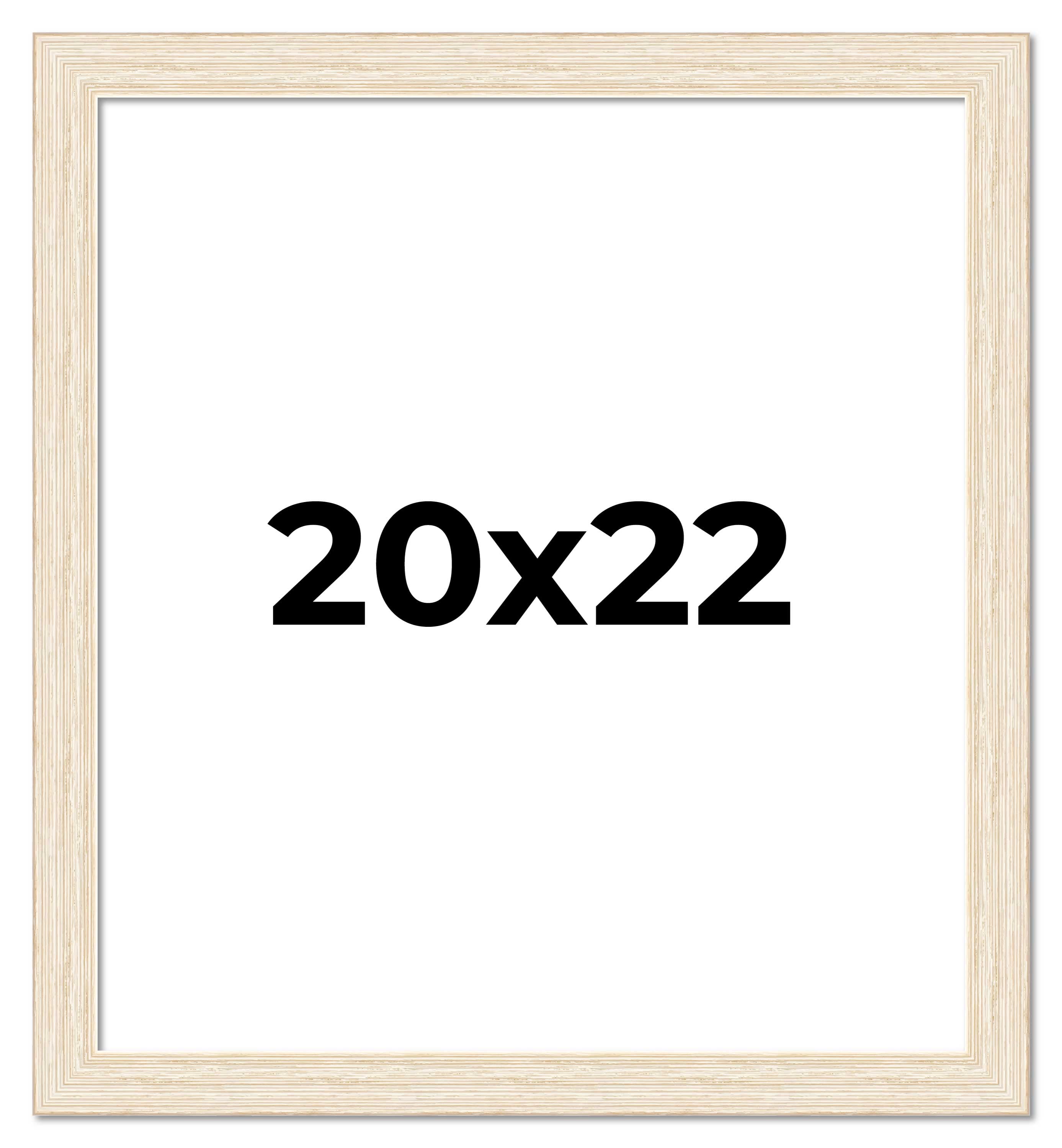 20x22 Frame White Real Wood Picture Frame Width 1.5 inches | Interior ...