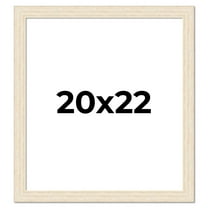 20x22 Frame White Real Wood Picture Frame Width 1.5 inches | Interior Frame Depth 0.5 inches | Barn