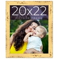 thumbnail image 1 of 20x22 Frame Yellow Real Wood Picture Frame Width 1.25 inches | Interior Frame Depth 0.5 inches |, 1 of 8