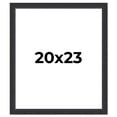 thumbnail image 1 of 20x23 Frame Black Real Wood Picture Frame Width 1.25 Inches | Interior Frame Depth 0.5 Inches |, 1 of 8