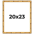 thumbnail image 1 of 20x23 Frame Gold Bamboo Picture Frame - Complete Modern Photo Frame Includes UV Acrylic Shatter, 1 of 8