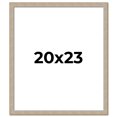 thumbnail image 1 of 20x23 Frame Grey Solid Wood Picture Frame Width 1 Inches | Interior Frame Depth 0.5 Inches |, 1 of 8