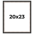 thumbnail image 1 of 20x23 Frame Silver Real Wood Picture Frame Width 1.25 Inches | Interior Frame Depth 0.75 Inches |, 1 of 8