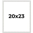 thumbnail image 1 of 20x23 Frame White Real Wood Picture Frame Width 0.75 inches | Interior Frame Depth 0.5 inches |, 1 of 8