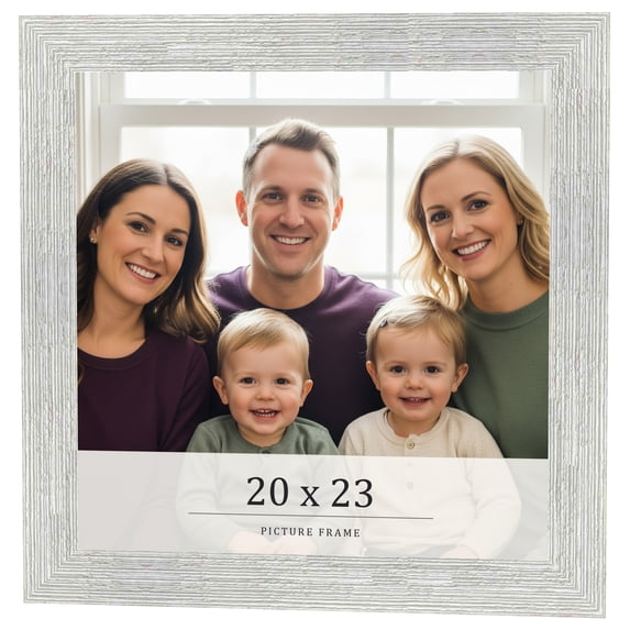 20x23 Frame White Real Wood Picture Frame Width 1.5 inches | Interior Frame Depth 0.5 inches | Barn