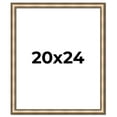 thumbnail image 1 of 20x24 1.75" 'Prima" Silver Contemporary Wood Frame - Great for Posters, Photos, Art Prints, Mirror,, 1 of 8