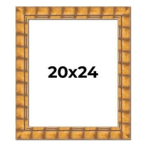 20x24 Frame Beige Real Wood Picture Frame Width 3 inches | Interior Frame Depth 0.5 inches |
