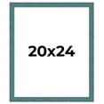thumbnail image 1 of 20x24 Frame Blue Rustic Barnwood Solid Wood Picture Frame Width 1.25 Inches | Interior Depth 0.5, 1 of 8