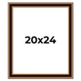 thumbnail image 1 of 20x24 Frame Gold Brown Plein Air Vintage Solid Wood Picture Frame | 1.75 Inches Moulding Width |, 1 of 8