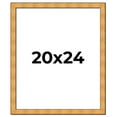 thumbnail image 1 of 20x24 Frame Gold Rustic Solid Wood Picture Frame | 1.25 Inch Wide Moulding | Rustique Gold, 1 of 8