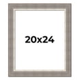 thumbnail image 1 of 20x24 Frame Grey Real Wood Picture Frame Width 2.75 Inches | Interior Frame Depth 0.5 Inches |, 1 of 8