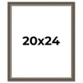 thumbnail image 1 of 20x24 Frame Silver Real Wood Picture Frame Width 1.25 Inches | Interior Frame Depth 0.5 Inches |, 1 of 8