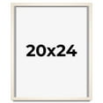 thumbnail image 1 of 20x24 Frame White Wheat Solid Wood Picture Frame | Moulding Width 0.75 Inches | Interior Depth 0.5, 1 of 8