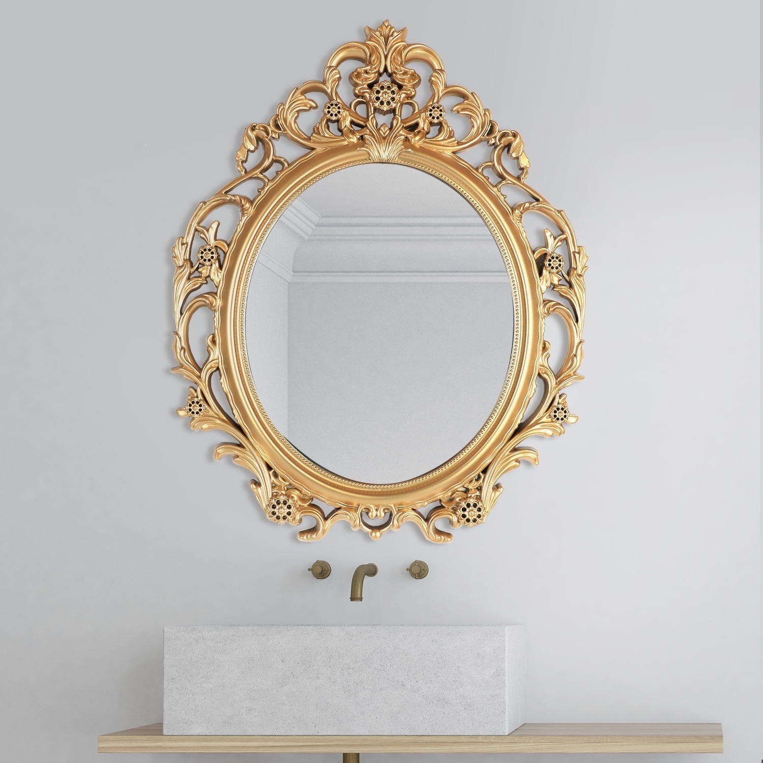 20x24 Gold Ornate Decorative Wall Mirror