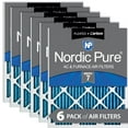 thumbnail image 1 of 20x24x1 (19_1/2x23_7/16) Pleated Air Filters MERV 7 Plus Carbon 6 Pack, 1 of 7