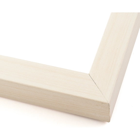 20x25 - 20 x 25 White Wash Flat Solid Wood Frame with UV Framer's Acrylic & Foam Board Backing -