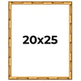 thumbnail image 1 of 20x25 Frame Gold Bamboo Solid Wood Picture Frame | 1 Inch Moulding Width | Interior Frame Depth, 1 of 8