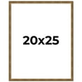 thumbnail image 1 of 20x25 Frame Gold Kingsley Distressed Solid Wood Picture Frame Width 0.75 Inches | Interior Frame, 1 of 8