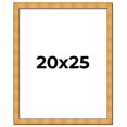 thumbnail image 1 of 20x25 Frame Gold Rustic Solid Wood Picture Frame | 1.25 Inch Wide Moulding | Rustique Gold, 1 of 8