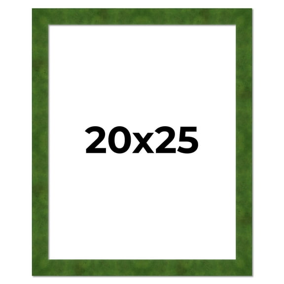 20x25 Frame Green Burl Solid Wood Picture Frame | 1.75 Inches Moulding Width | Interior Frame Depth