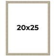 thumbnail image 1 of 20x25 Frame Grey Solid Wood Picture Frame Width 1 Inches | Interior Frame Depth 0.5 Inches |, 1 of 8