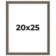 thumbnail image 1 of 20x25 Frame Silver Real Wood Picture Frame Width 1.25 Inches | Interior Frame Depth 0.5 Inches |, 1 of 8