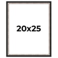 thumbnail image 1 of 20x25 Frame Silver Real Wood Picture Frame Width 1.25 Inches | Interior Frame Depth 0.75 Inches |, 1 of 8