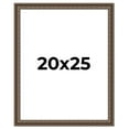 thumbnail image 1 of 20x25 Ornate Brown Real Wood Picture Frame Width 1.5 Inches | Interior Frame Depth 0.5 Inches |, 1 of 8