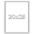 thumbnail image 1 of 20x25 Shadow Box Frame White | 1 Inches Deep Real Wood Contemporary Shadowbox Display Frame | UV, 1 of 6