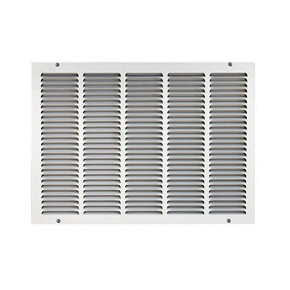 20x25 Soft White Return Air Grille (Stamped from Cold Roll Steel) - Shoemaker 1050