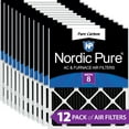 thumbnail image 1 of 20x25x1 (19_1/2x24_1/2) Pure Carbon Odor Reduction Furnace Air Filters 12 Pack, 1 of 7
