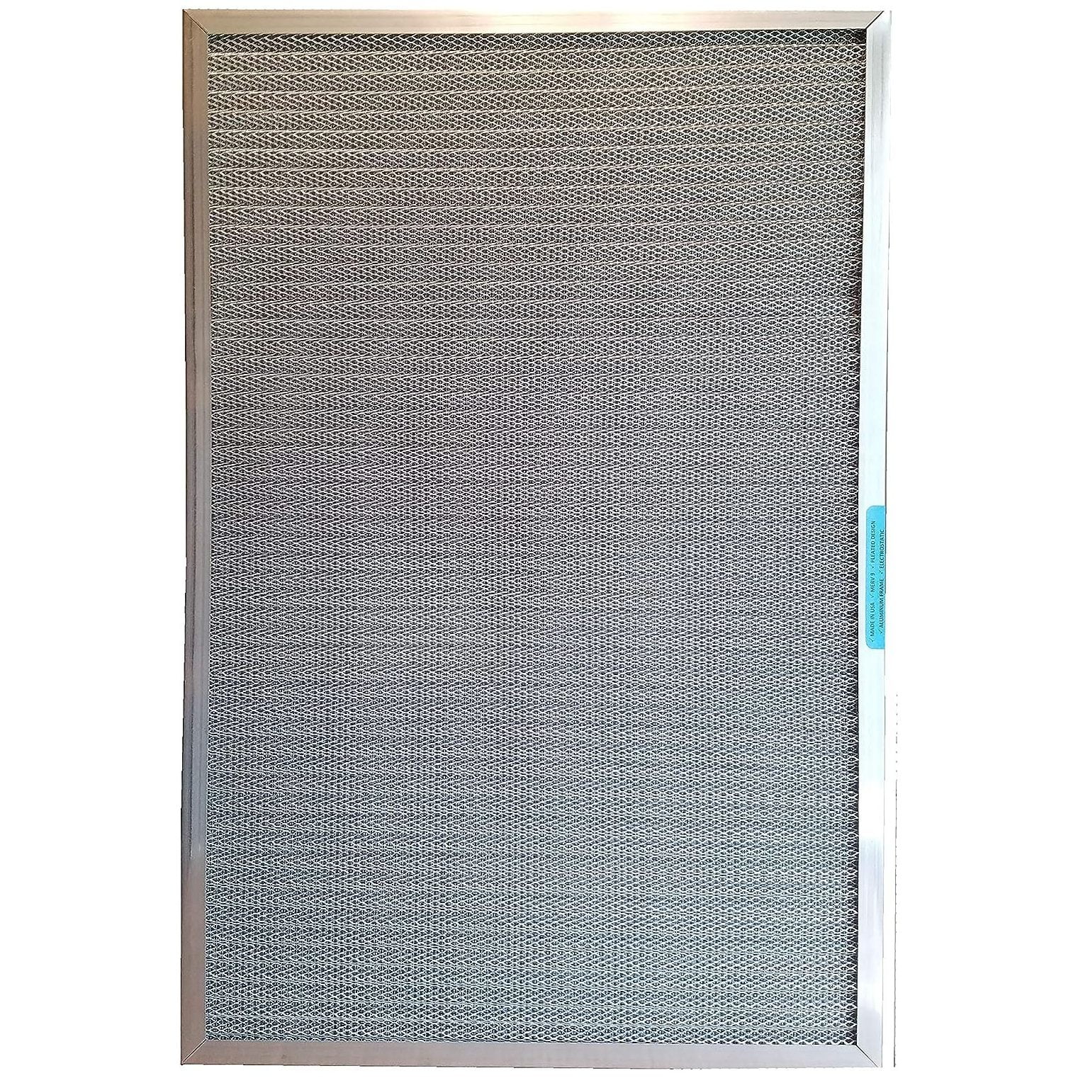 20x25x1 ALLERGY WASHABLE FILTER Highest MERV Rating in Permanent Electrostatic Furnace