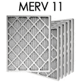 thumbnail image 1 of 20x25x1 MERV 11 Pleated Air Filter 6PK | 19.5x24.5x.75 - Actual Size, 1 of 5