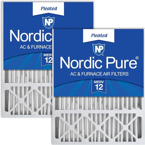 20x25x5 (19_3/4 x 24_3/4 4_3/8) X6673_X6675 Replacement MERV 12 Air Filter 2 Pack