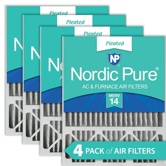 20x25x5 (4 3/8) Lennox X6673_X6675 Replacement MERV 14 Air Filters 4 Pack