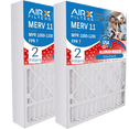 thumbnail image 1 of 20x25x5 Air Filter MERV 11 Comparable to MPR 1000, MPR 1200 & FPR 7 Compatible with Honeywell FC100A1037 Premium USA Made 20x25x5 Furnace Filter 2 Pack by AIRX FILTERS WICKED CLEAN AIR., 1 of 3