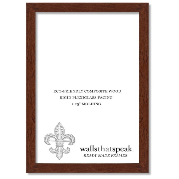 20x26 Dark Walnut Rustic Pine Picture Frame for Puzzles Posters Photos or Artwork