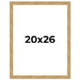 thumbnail image 1 of 20x26 Frame Beige Real Wood Picture Frame Width 1.25 inches | Interior Frame Depth 0.5 inches |, 1 of 8