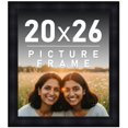 thumbnail image 1 of 20x26 Frame Black Picture Frame - Complete Modern Photo Frame Includes UV Acrylic Shatter Guard, 1 of 8