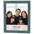 thumbnail image 1 of 20x26 Frame Blue Rustic Barnwood Solid Wood Picture Frame Width 1.25 Inches | Interior Depth 0.5, 1 of 8