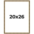 thumbnail image 1 of 20x26 Frame Gold Kingsley Distressed Solid Wood Picture Frame Width 0.75 Inches | Interior Frame, 1 of 8