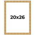 thumbnail image 1 of 20x26 Frame Gold Rustic Solid Wood Picture Frame | 1.25 Inch Wide Moulding | Rustique Gold, 1 of 8
