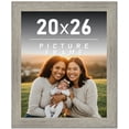 thumbnail image 1 of 20x26 Frame Gray Barnwood Rustic Solid Wood Picture Frame | 1.5 Inch Moulding Width | Includes UV, 1 of 8