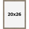 thumbnail image 1 of 20x26 Frame Gray Barnwood Rustic Solid Wood Picture Frame | 1.5 Inch Moulding Width | Includes UV, 1 of 8