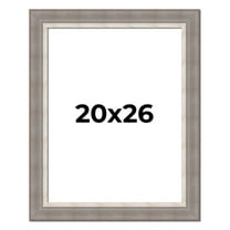 20x26 Frame Grey Real Wood Picture Frame Width 2.75 Inches | Interior Frame Depth 0.5 Inches |